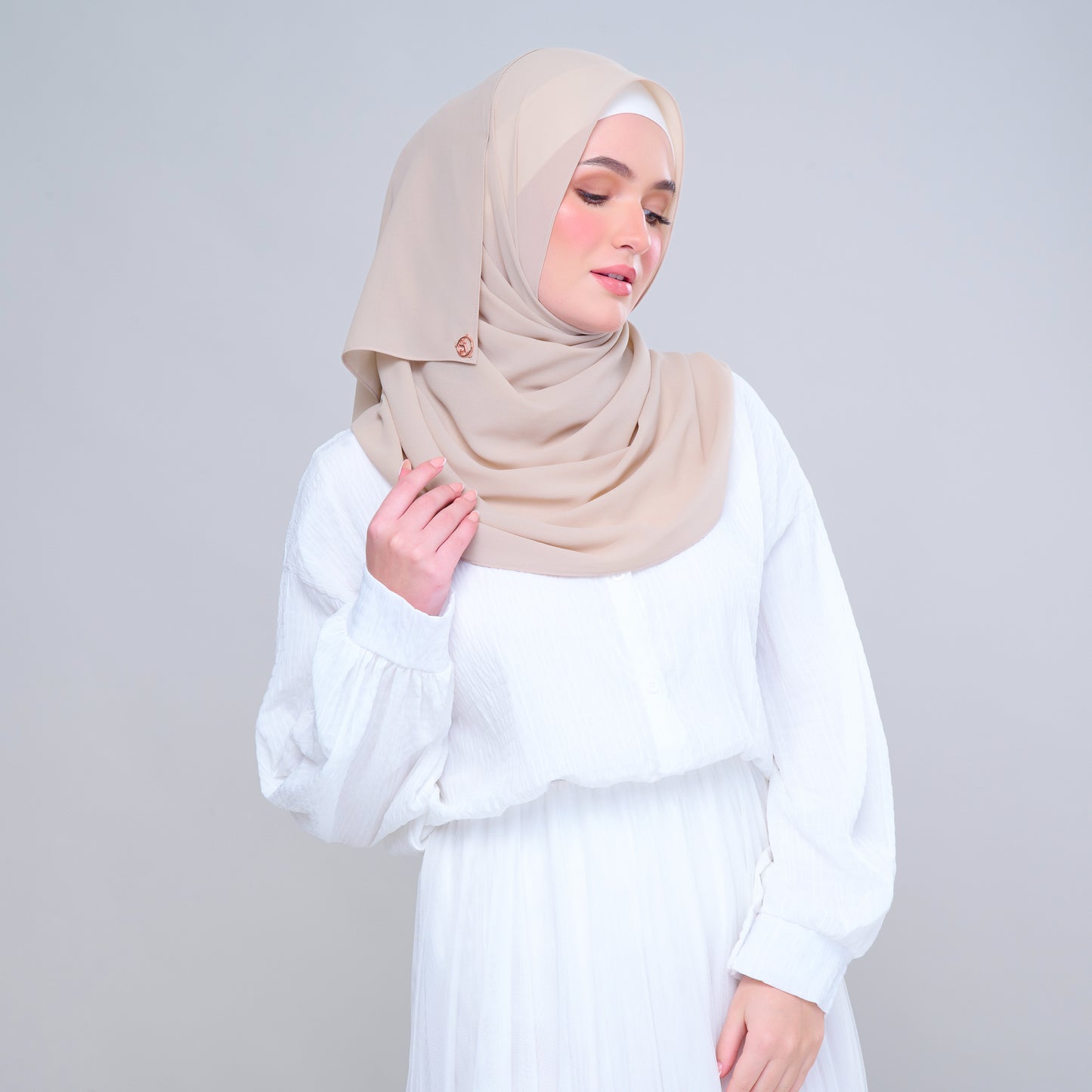 Semi Instant ikat in Light Sand