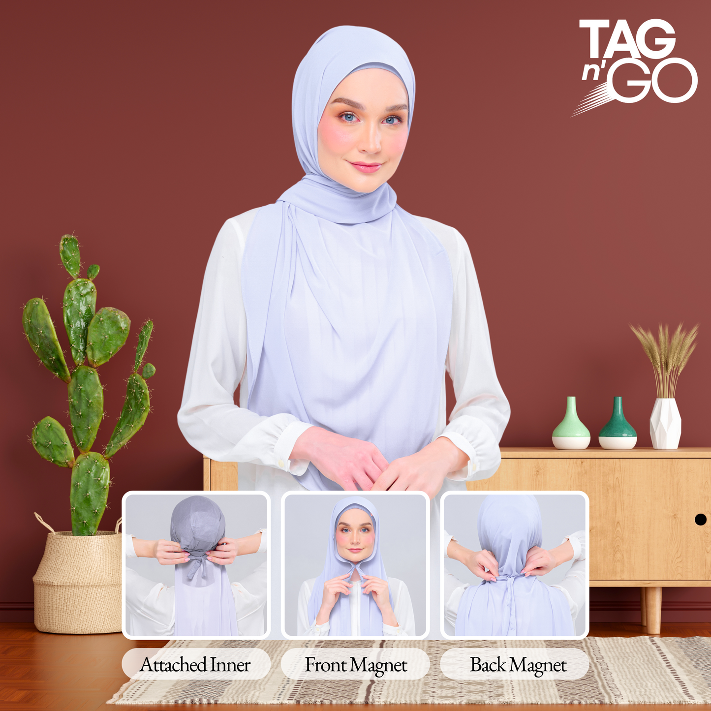 Instant Faith Tag n' Go in Periwinkle