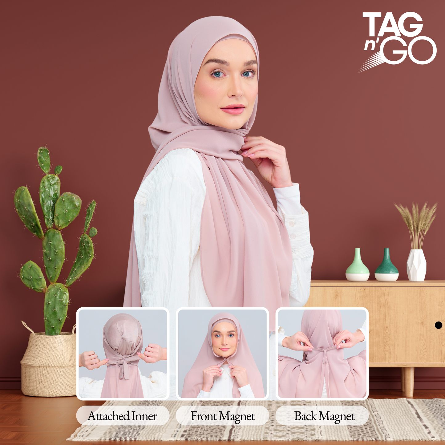 Instant Faith Tag n' Go in Rose Latte
