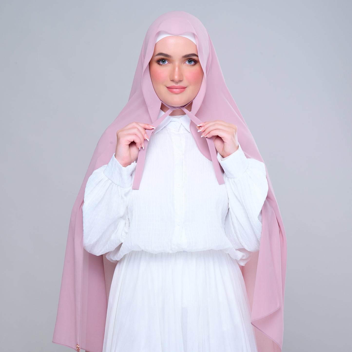 Semi Instant ikat in Rose Pink