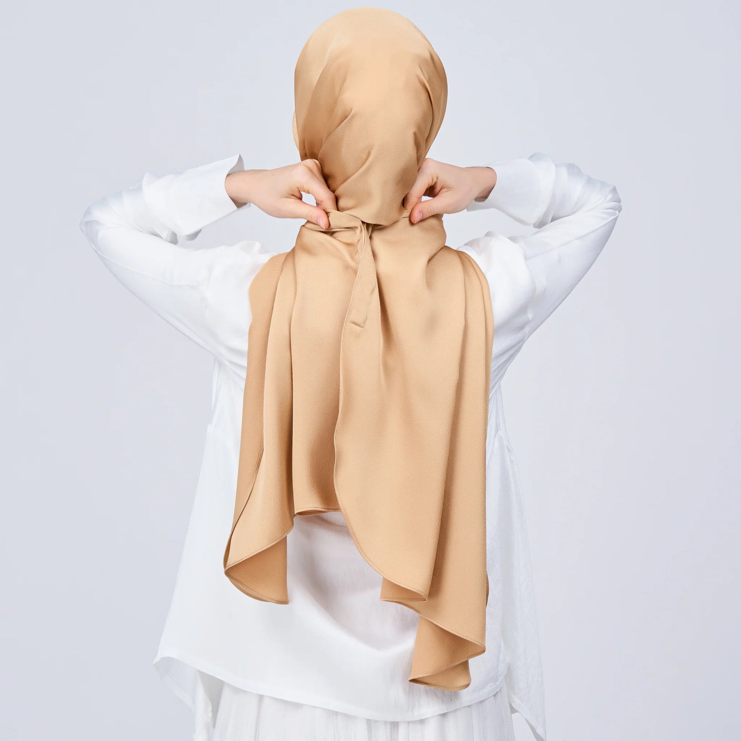 Instant Tag & Go Shawl | Satin Bulle in Gold | Batch 1
