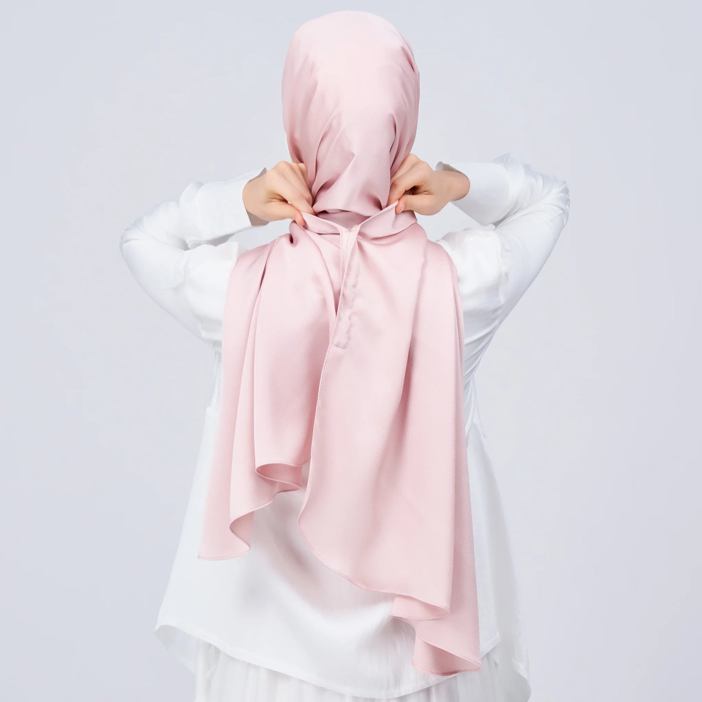 Instant Tag & Go Shawl | Satin Bulle in Nude Pink | Batch 1
