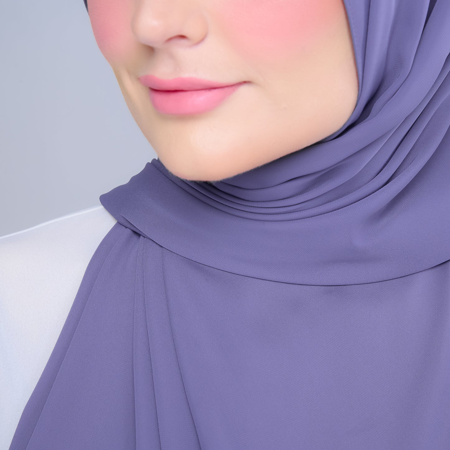 Instant Tag n' Go Shawl | Chiffon Silk in Indigo