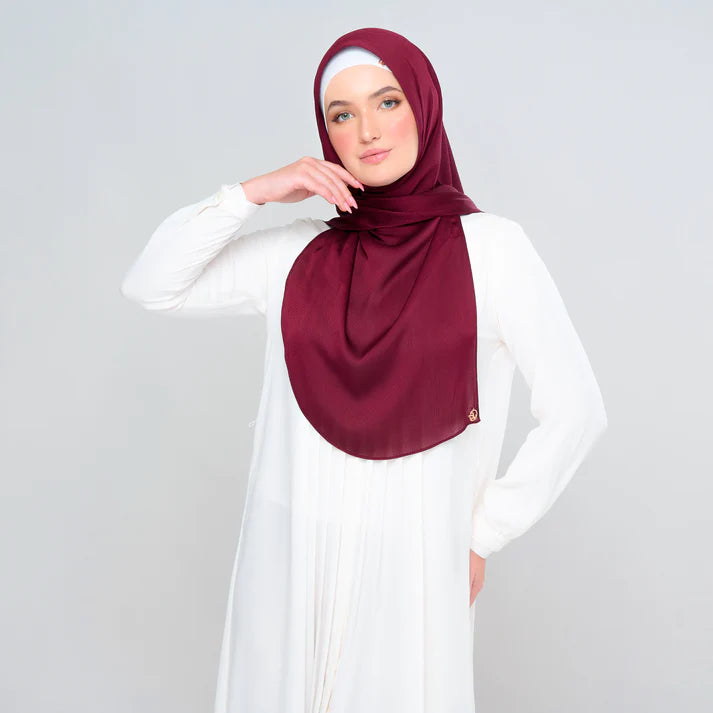 Instant Tag n' Go Butterfly | Textured Satin in Crimson