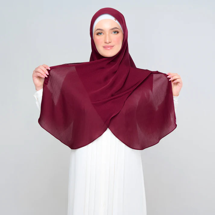 Instant Tag n' Go Butterfly | Textured Satin in Crimson