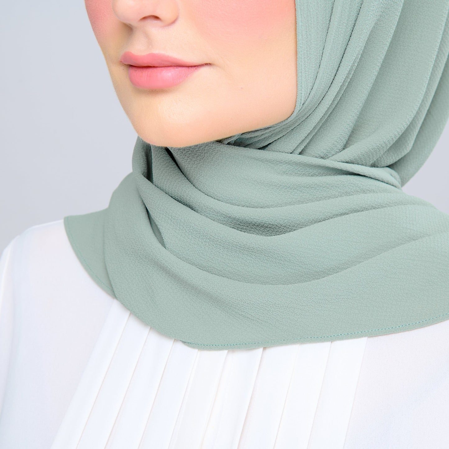 Instant Tag n' Go Butterfly | Textured Chiffon in Dusty Green
