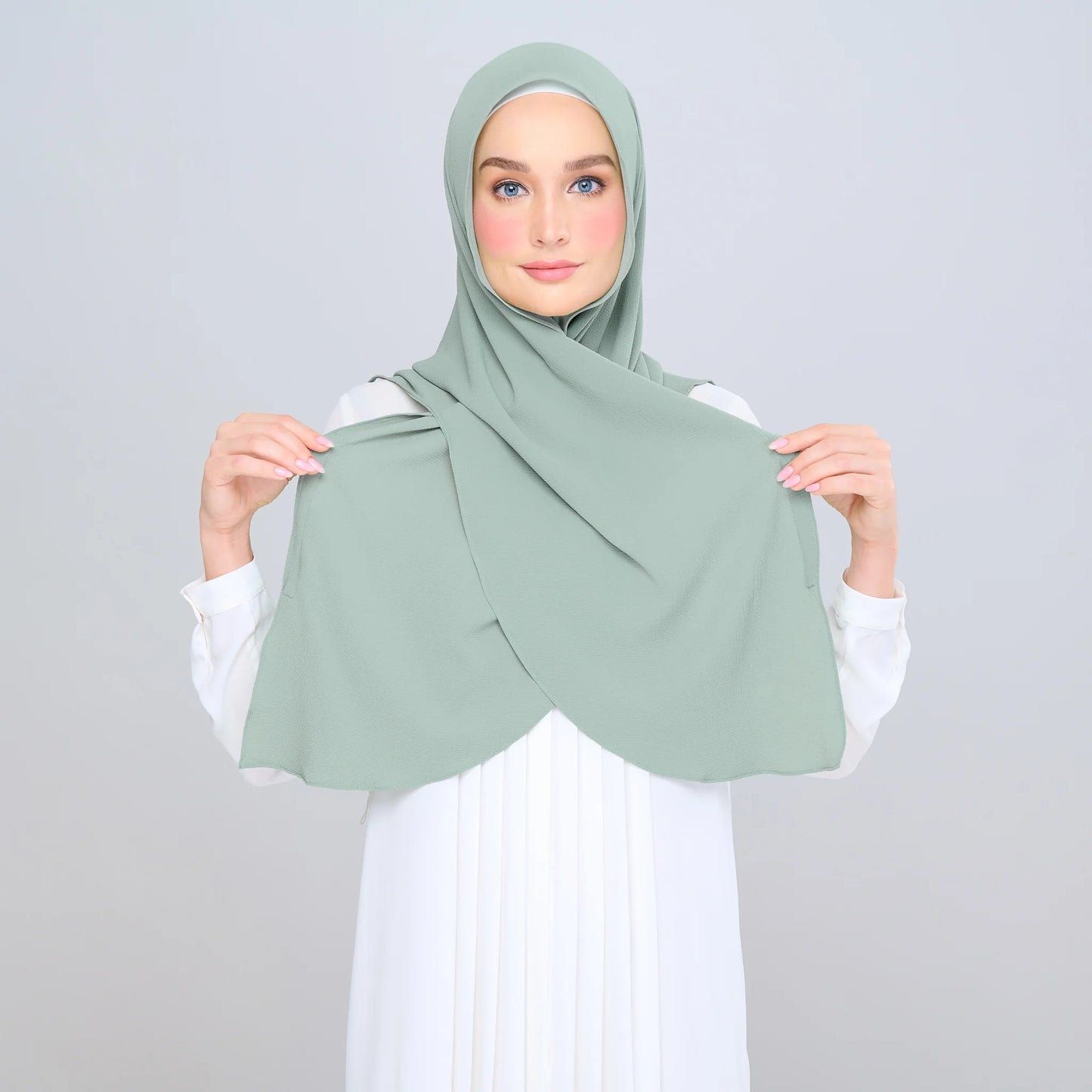 Instant Tag n' Go Butterfly | Textured Chiffon in Dusty Green