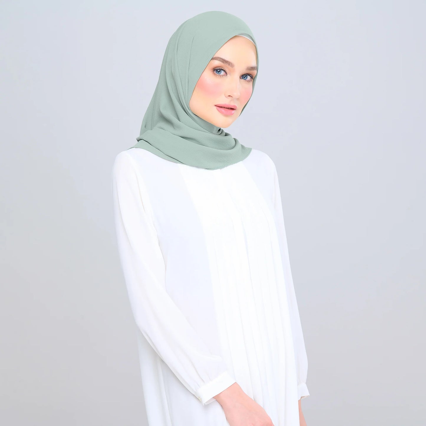 Instant Tag n' Go Butterfly | Textured Chiffon in Dusty Green