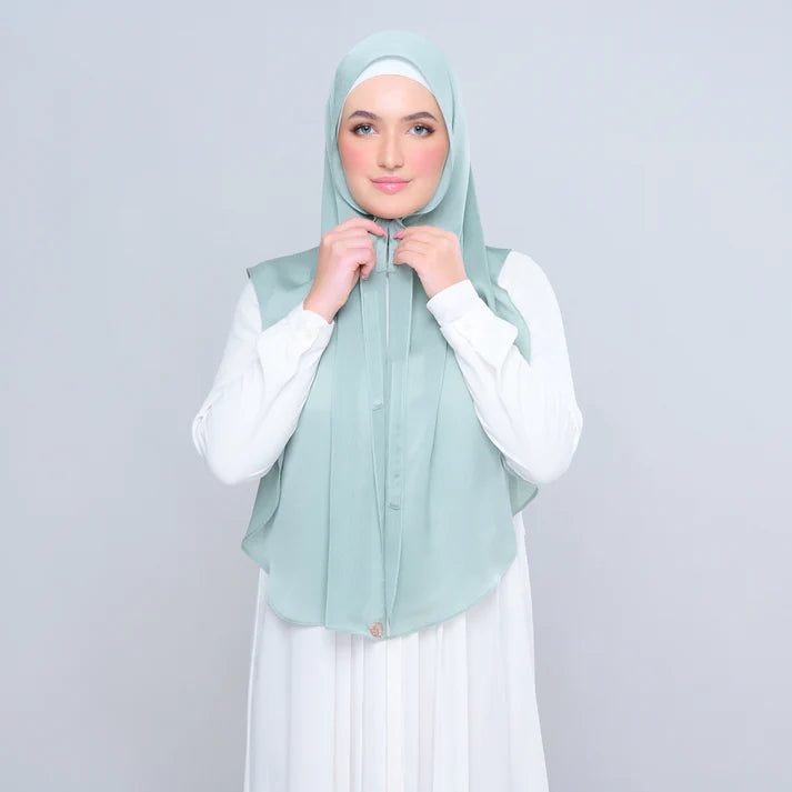 Instant Tag n' Go Butterfly | Textured Satin in Mint Green