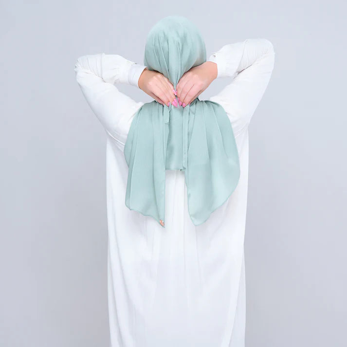 Instant Tag n' Go Butterfly | Textured Satin in Mint Green