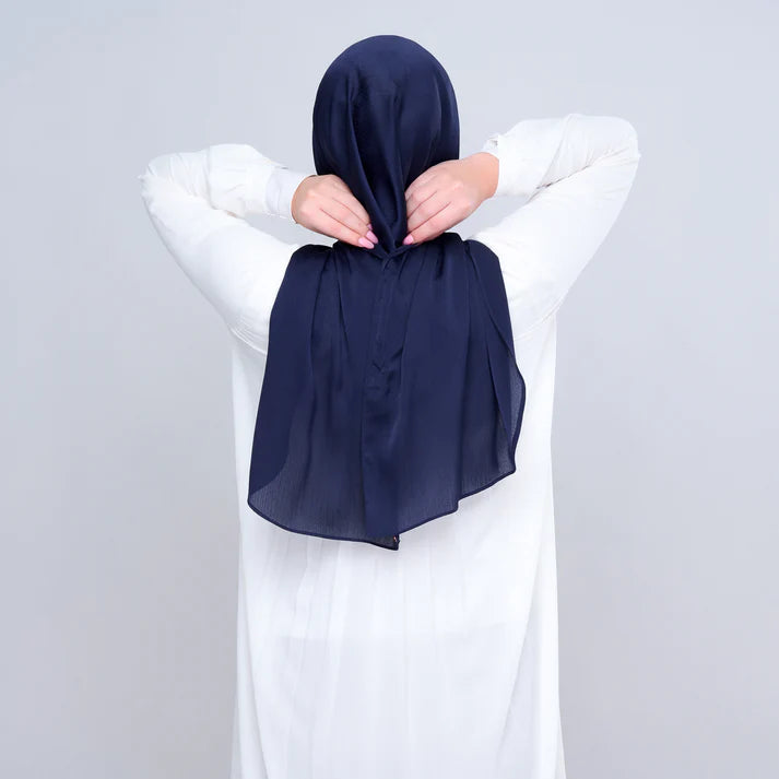 Instant Tag n' Go Butterfly | Textured Satin in Navy Blue