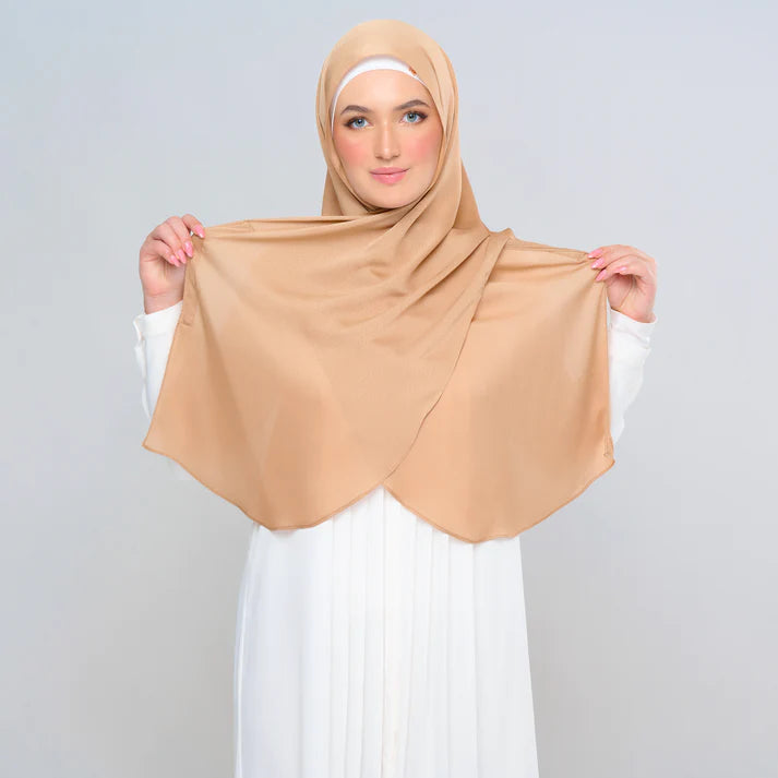Instant Tag n' Go Butterfly | Textured Satin in Royal Tan