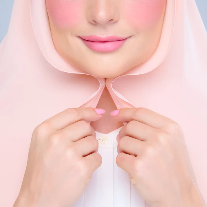 Instant Tag n' Go Shawl | Chiffon Silk in Light Salmon
