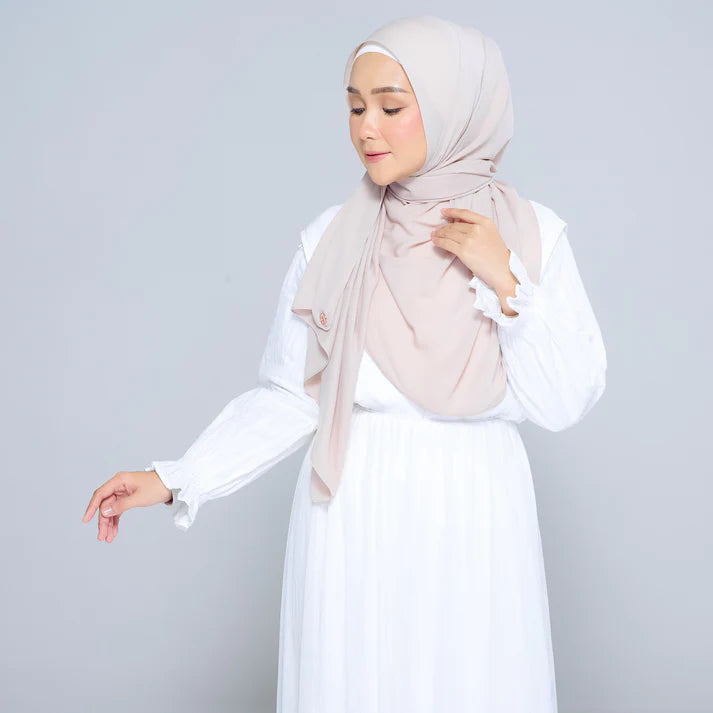 Semi Instant Sarongje | Chiffon Silk in Sand