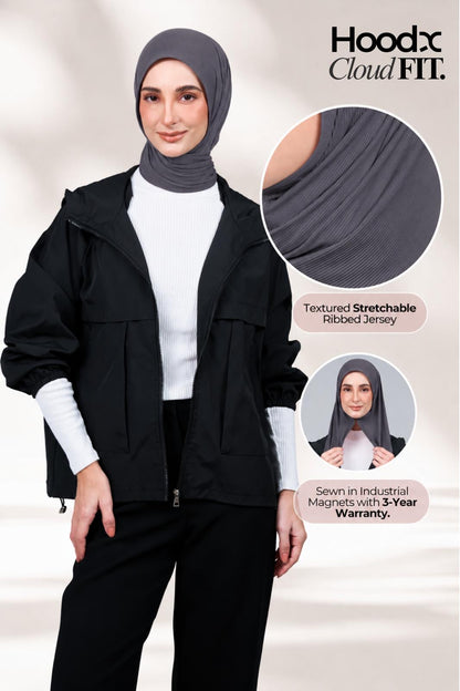 HoodX CloudFit in Metro Grey
