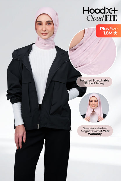 HoodX CloudFit in Nude Pink