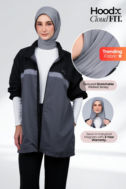 HoodX CloudFit in Deep Grey