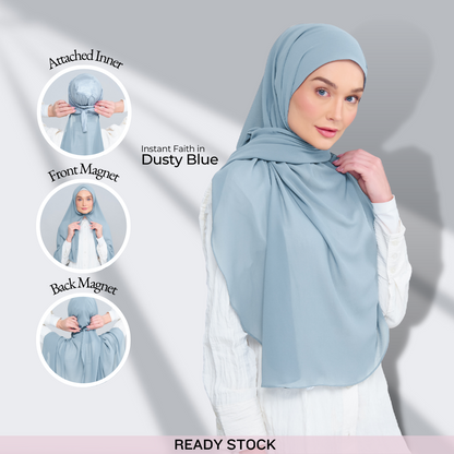 Instant Faith Tag n' Go in Dusty Blue