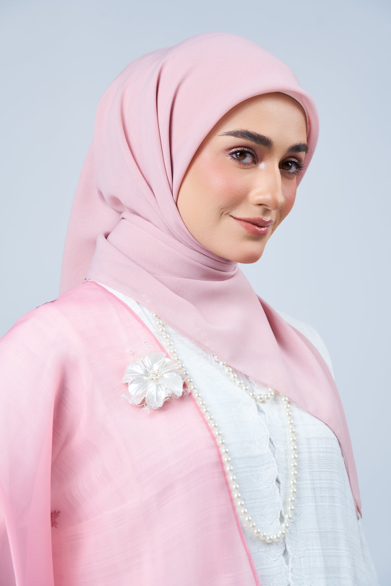 2IN1 Rhea Raya Set in Seroja [Dusty Pink]