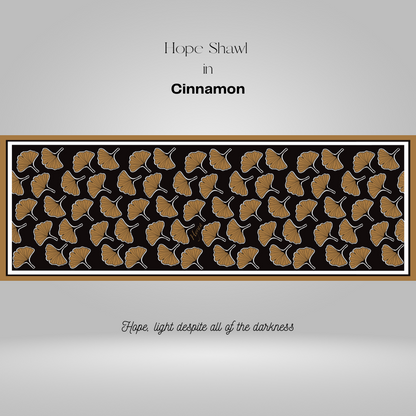 Hope Shawl in Cinnamon