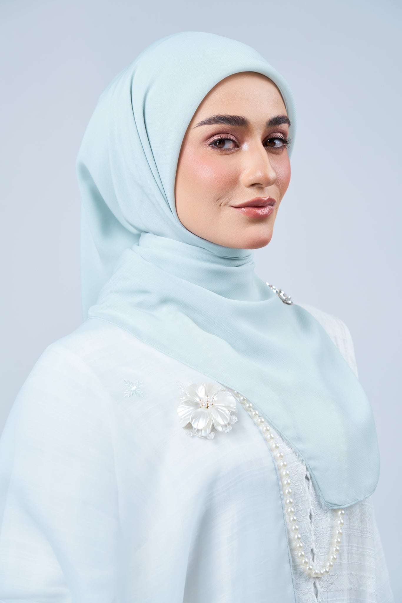 2IN1 Rhea Raya Set in Embun [Light Tiffany]