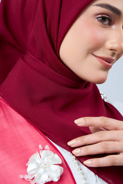 2IN1 Rhea Raya Set in Mawar [Maroon]