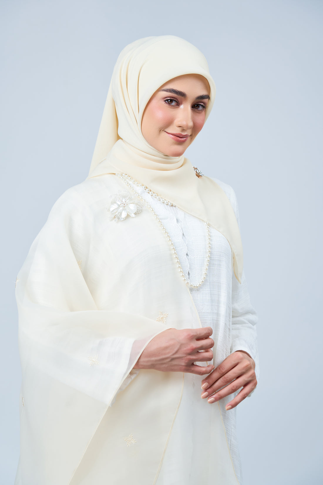 2IN1 Rhea Raya Set in Lestari [Nude Yellow]