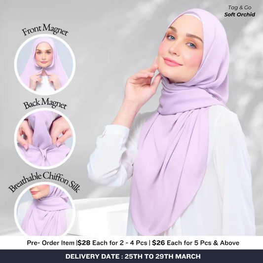 Tag & Go B2 | Chiffon Silk 2.0 in Light Salmon
