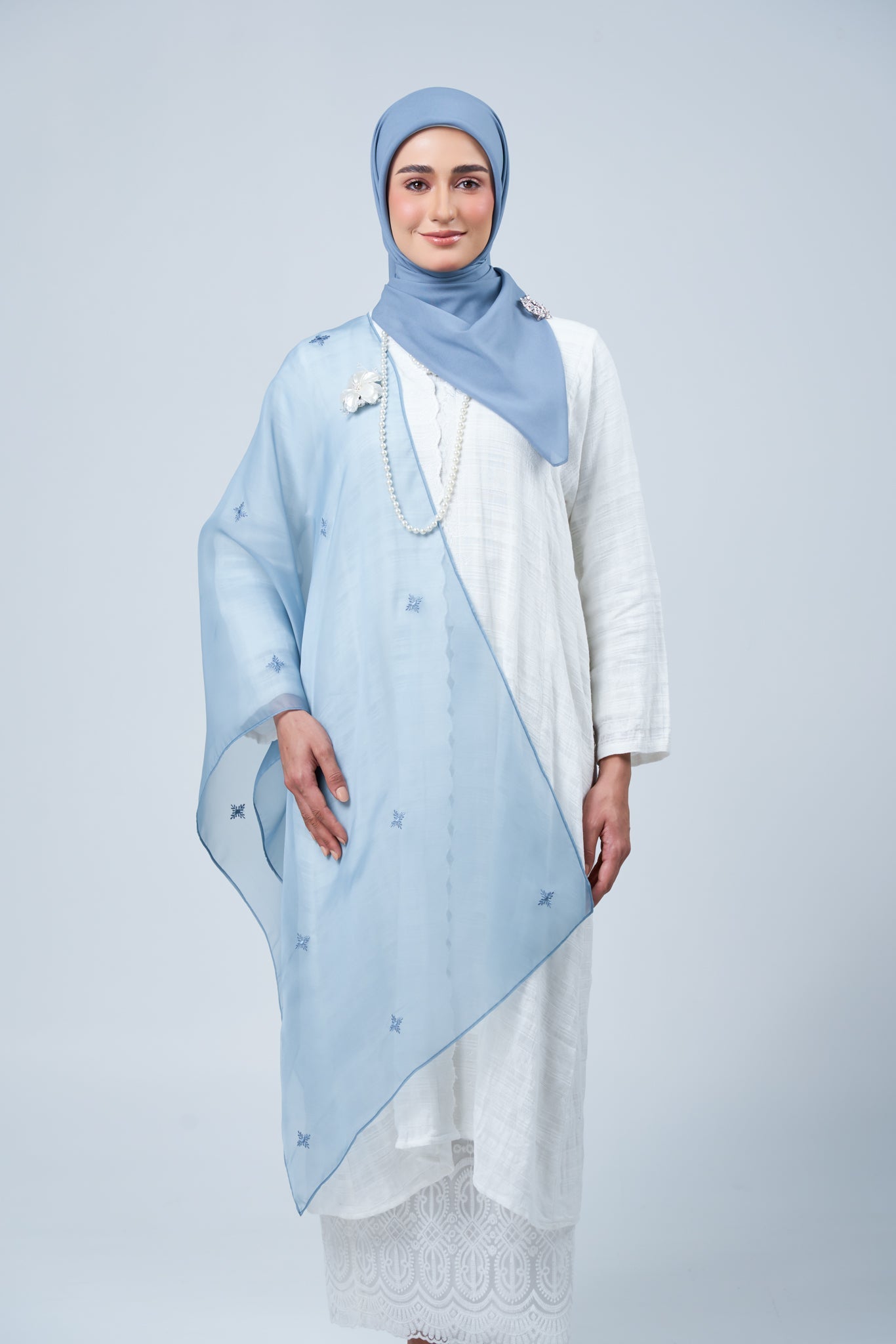 2IN1 Rhea Raya Set in Laila [Deep Blue]