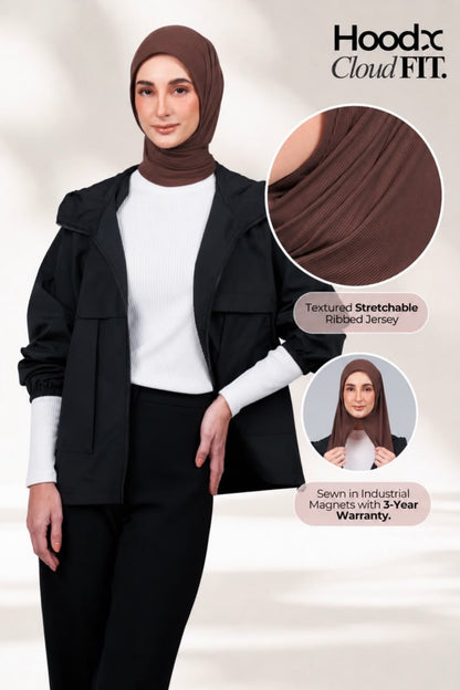 HoodX CloudFit in Rich Brown