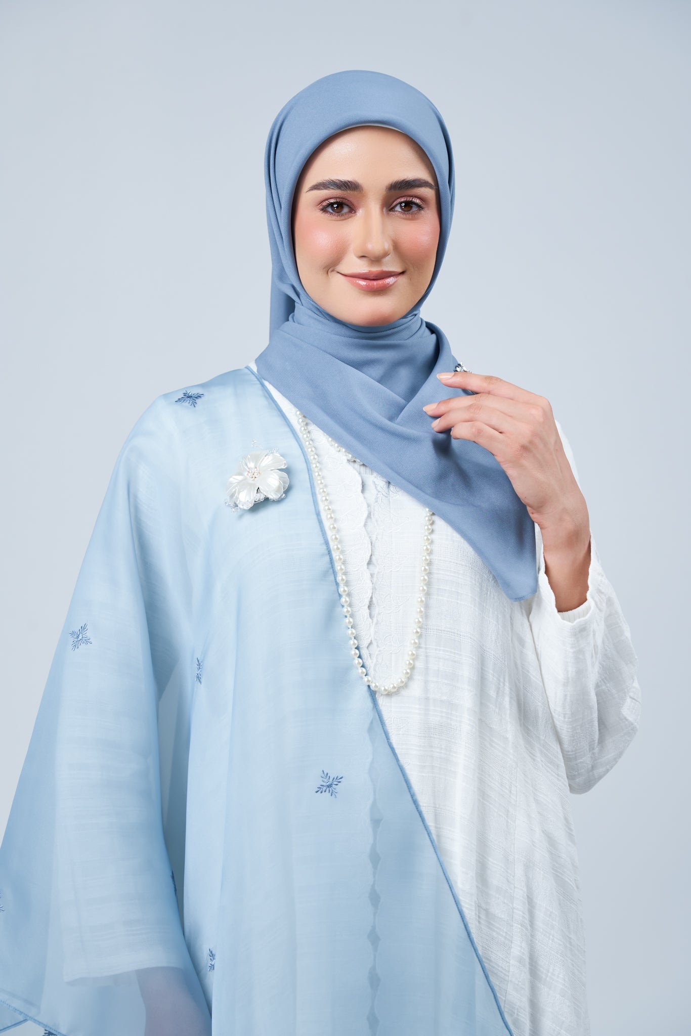 2IN1 Rhea Raya Set in Laila [Deep Blue]