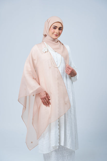 2IN1 Rhea Raya Set in Kemboja [Nude Rose]