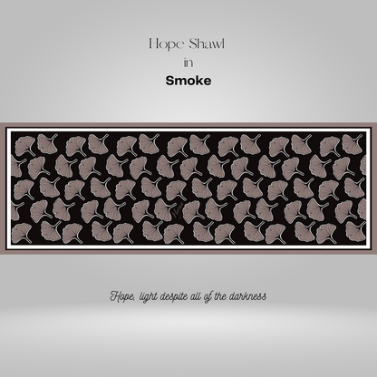 Hope Shawl in Smoke