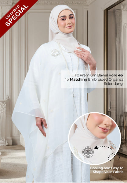 2IN1 Rhea Raya Set in Kaseh [Oatmilk]