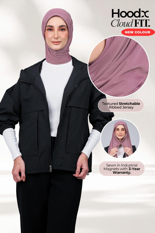 HoodX CloudFit in Dark Rose