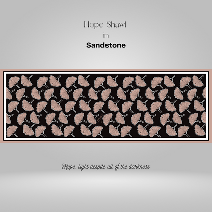 Hope Shawl in Sandstone