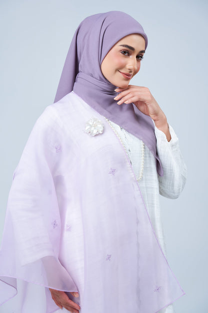 2IN1 Rhea Raya Set in Melur [Heather Purple]