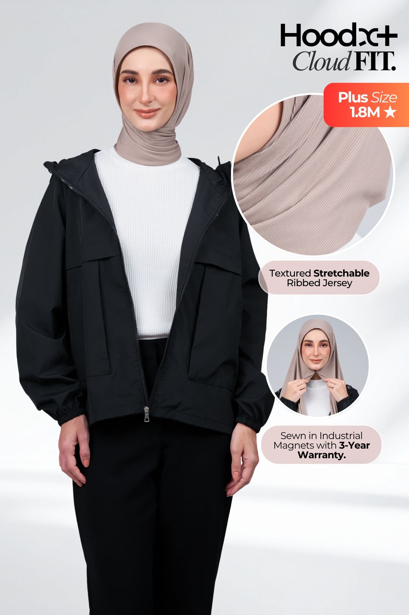HoodX CloudFit in Perfect Nude