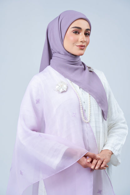 2IN1 Rhea Raya Set in Melur [Heather Purple]