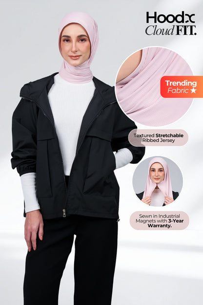 HoodX CloudFit in Nude Pink