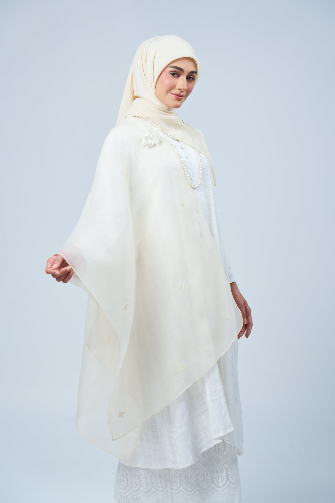 2IN1 Rhea Raya Set in Lestari [Nude Yellow]