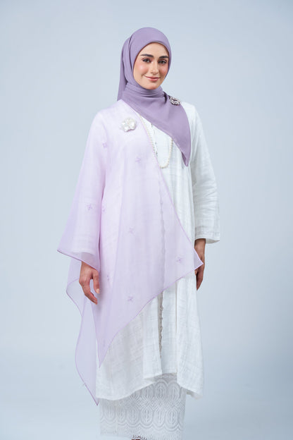 2IN1 Rhea Raya Set in Melur [Heather Purple]