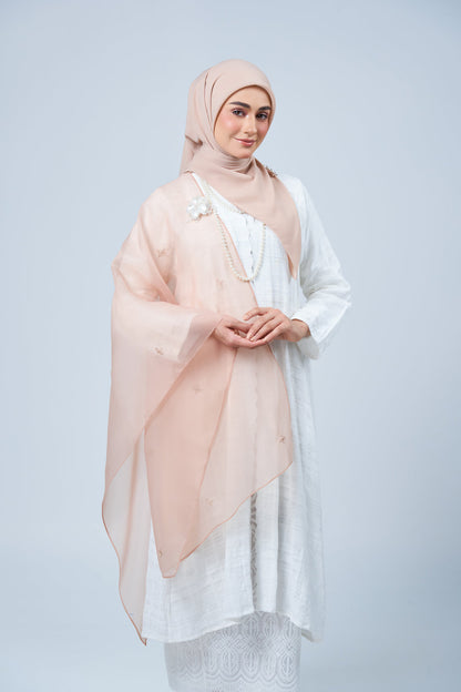 2IN1 Rhea Raya Set in Kemboja [Nude Rose]