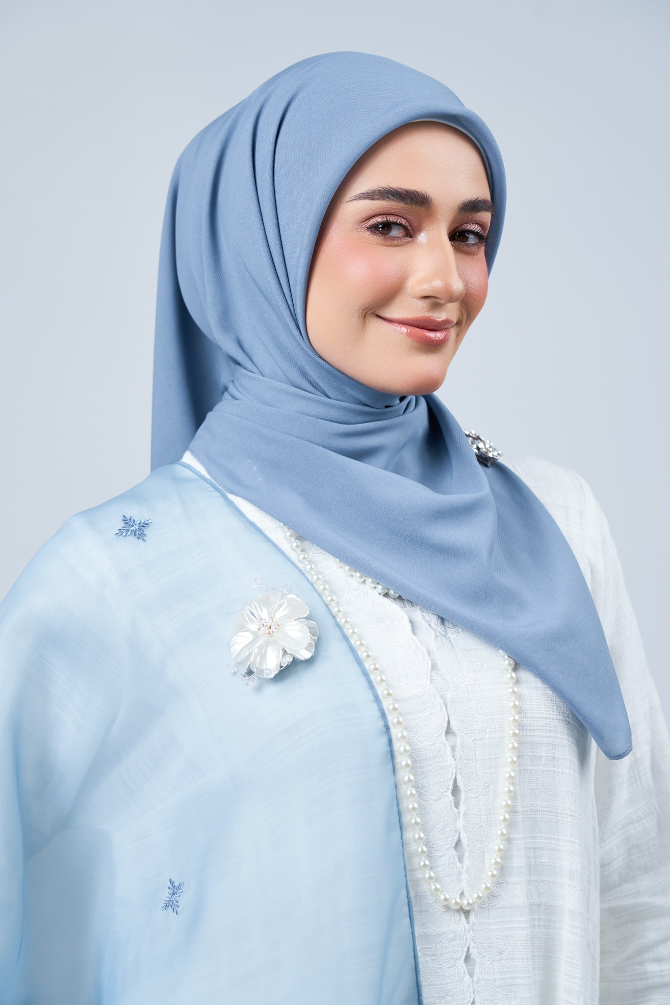2IN1 Rhea Raya Set in Laila [Deep Blue]