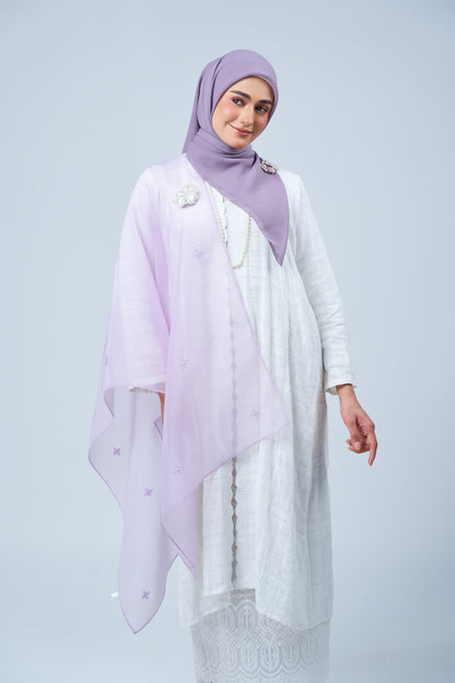 2IN1 Rhea Raya Set in Melur [Heather Purple]
