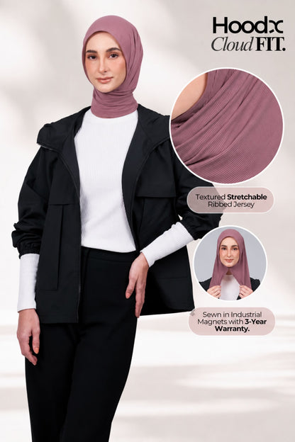 HoodX CloudFit in Dark Rose