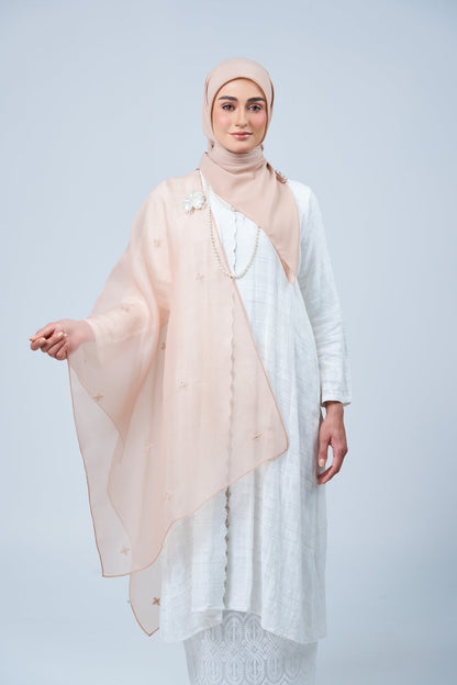 2IN1 Rhea Raya Set in Kemboja [Nude Rose]