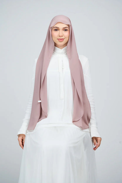 [★New] HoodX Curve [Pearl Chiffon] in Ash