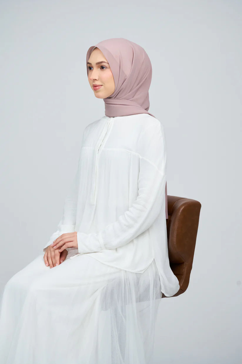 [★New] HoodX Curve [Pearl Chiffon] in Ash