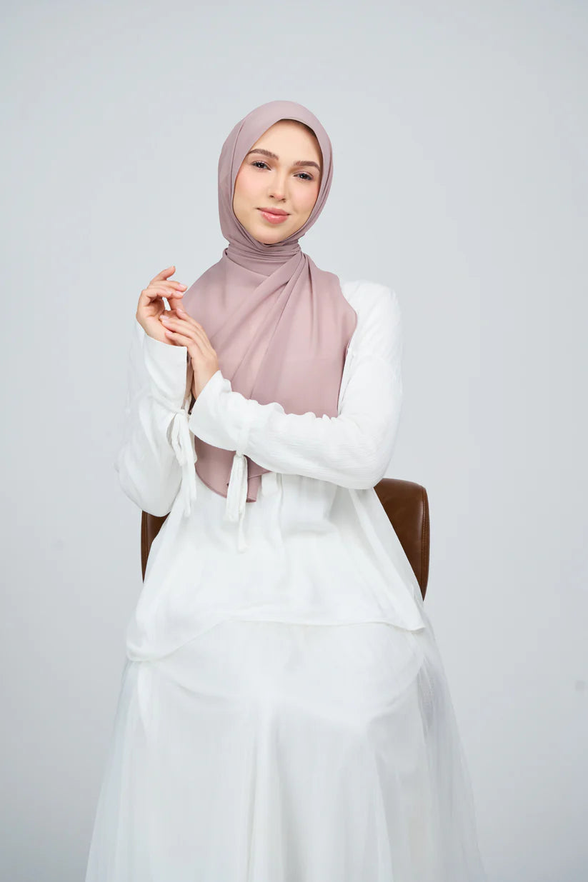 [★New] HoodX Curve [Pearl Chiffon] in Ash
